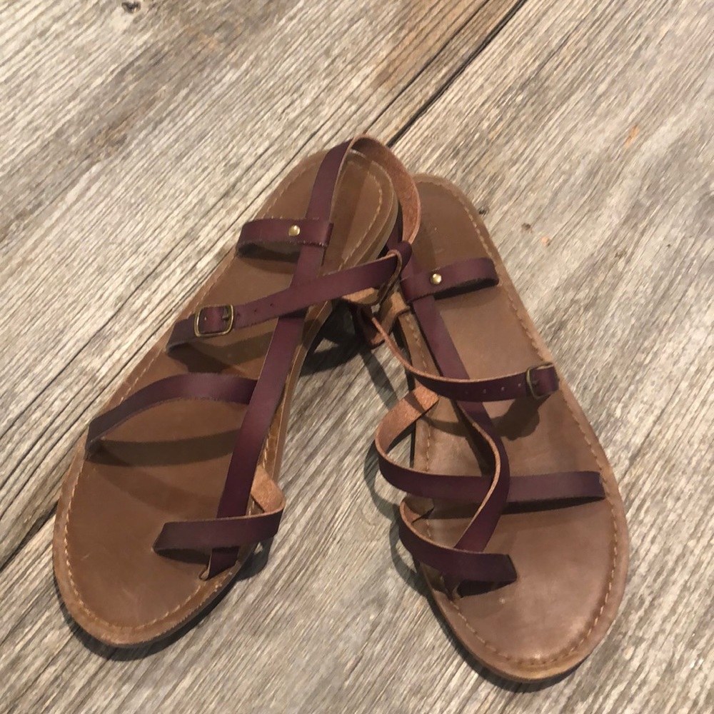 Mossimo leather sandals